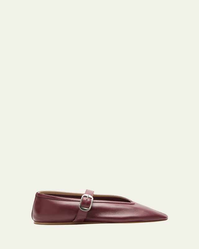Stella Leather Ballerina Flats